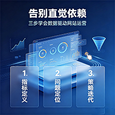 望花建站-告别直觉依赖：三步学会数据驱动网站运营